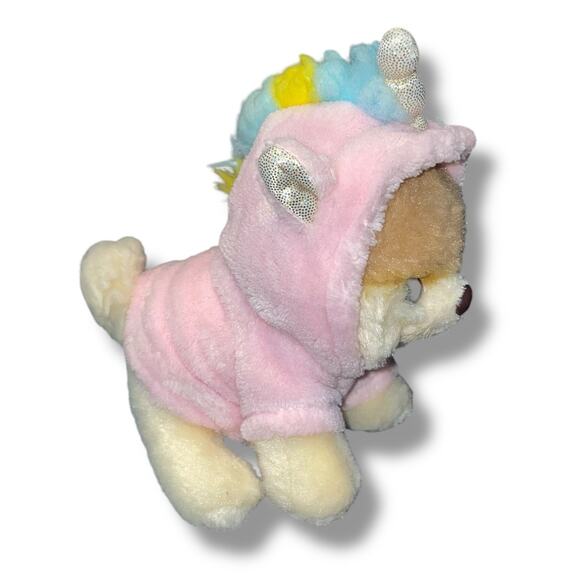 Gund Plush Dog Worlds Cutest Itty Bitty Boo Unicorn Outfit #44 Puppy Stuffed 5" - Picture 4 of 12